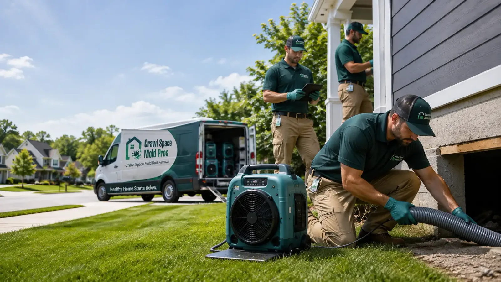 Crawl Space Mold Removal in Guys, TN